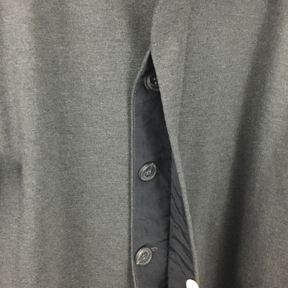 MEN'S Betabrand Charcoal Gray Fixer Coat - Picture 3 of 8